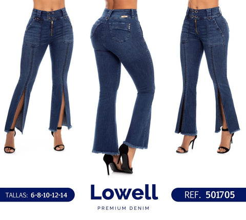 Jeans Colombianos levanta pompas marca Lowell de campana