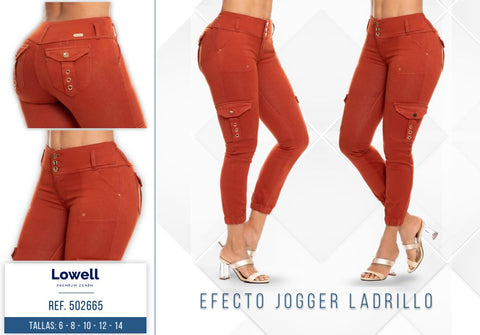 Jeans Colombianos levanta pompas marca Lowell ref 803868