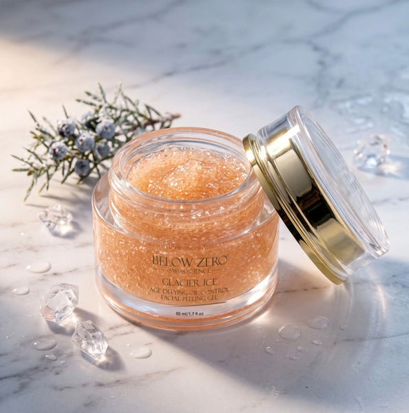 Below Zero Glacier Ice Age Defying Oil Control & Cooling Facial Peeling Gel