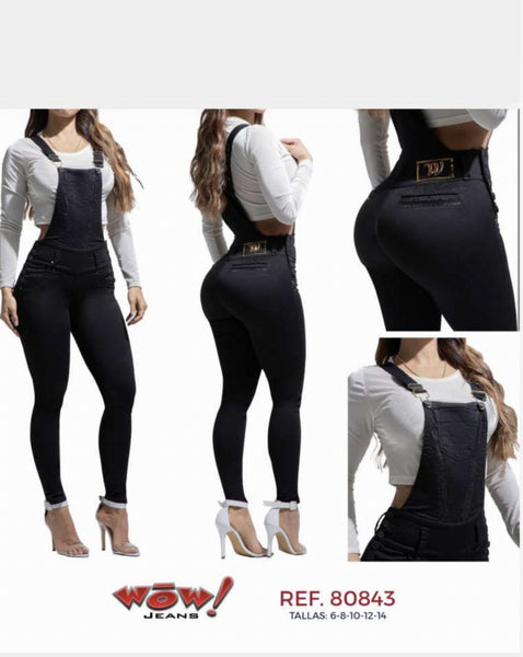 Jeans Colombiano . Overol Marca WOW REF 80843