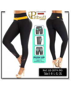 Leggings colombiano PITBULL 2074  NG- S\L\XL\XXL