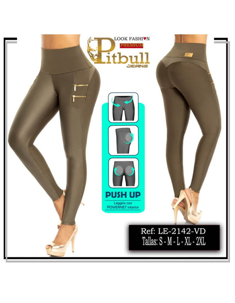 Leggings Colombiano PITBULL 2142  VD- M\L\XL\XXL