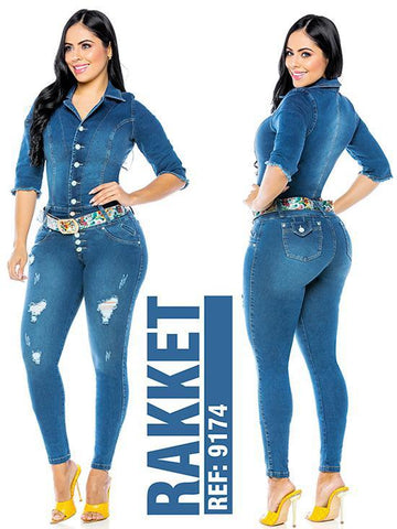 Enterizo colombiano Jeans RAKKET 9174