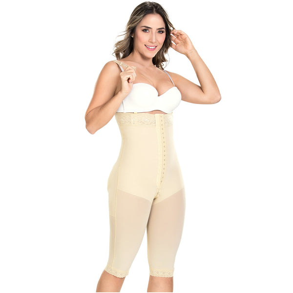 Fajas MyD F0076 FAJAS MYD F 0076 COLOMBIAN STRAPLESS BUTT LIFTING TUMMY CONTROL SHAPEWEAR / POWERNET