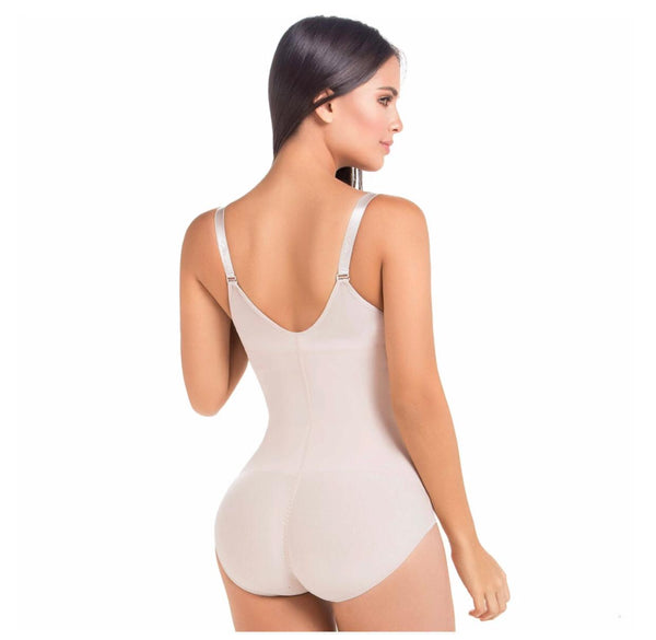 Fajas Moldeadoras Con Control De Barriga Para Levantador De Glúteos Para Mujer | Body Hiphugger Con Busto Abierto | Powernet