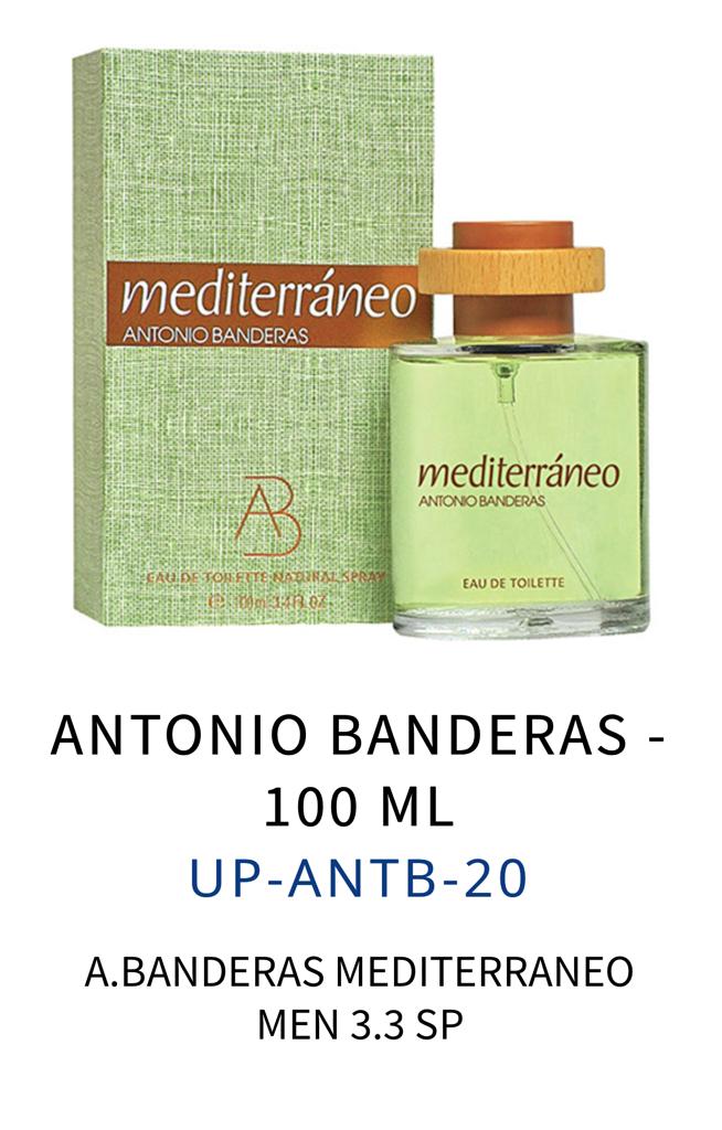 Perfume HOMBRE ANTONIO BANDERAS MEDITERRANEO  100 ML