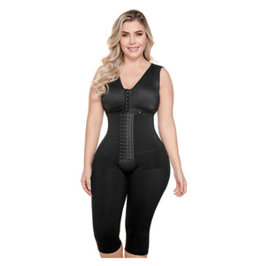 SONRYSE 052 | Faja Colombiana de Cuerpo Completo para Post Cirugía con Bra Incorporado | Efecto Levantamiento de Glúteos y Control de Abdomen | powernet