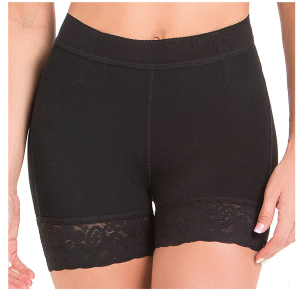 Fajas MariaE FU101 | Shorts de talle alto con control de barriga para mujer | powernet