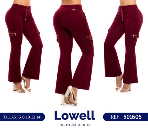 Pantalón colombiano LOWEL 501605 estilo CAMPANA