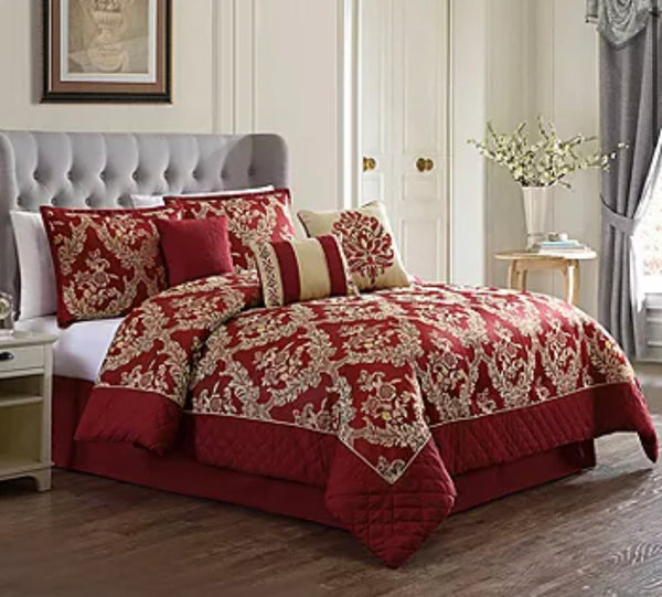 Riverbrook Home Bellagio 7-pc. Jacquard Midweight Comforter Set