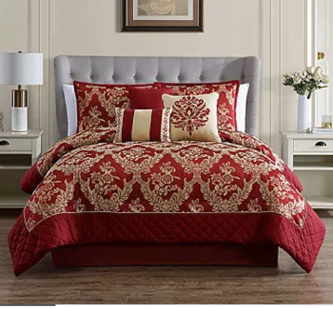 Riverbrook Home Bellagio 7-pc. Jacquard Midweight Comforter Set