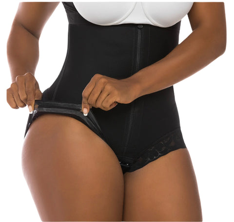 Fajas Moldeadoras Con Control De Barriga Para Levantador De Glúteos Para Mujer | Body Hiphugger Con Busto Abierto | Powernet